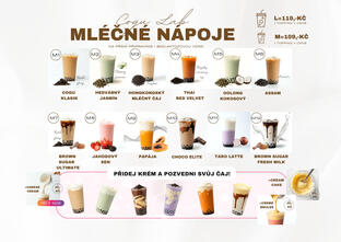 Mléčné čaje Mléčné čaje